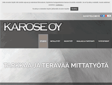 Tablet Screenshot of karose.fi